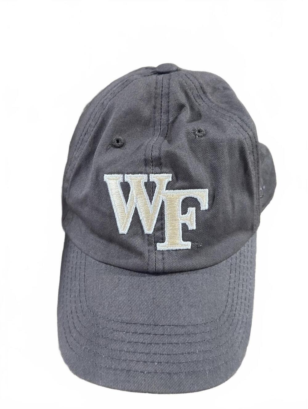 Top of the World Men's Baseball Cap WF Logo Embroidered Black Adjustable
